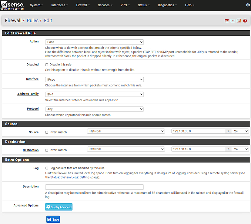 Screenshot of pfSense, picture new17